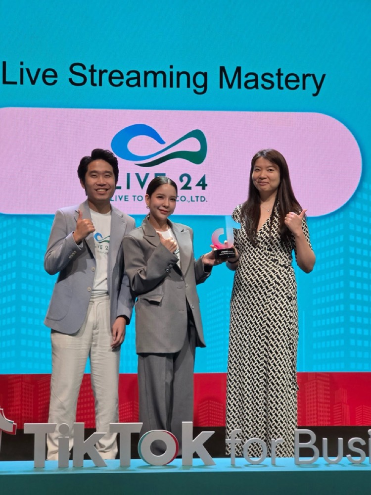 ทีมงาน LIVE TO FLOW บนเวที TikTok for Business